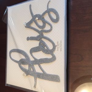 NWT Kate Spade His & Hers Bridal Chair Signs
